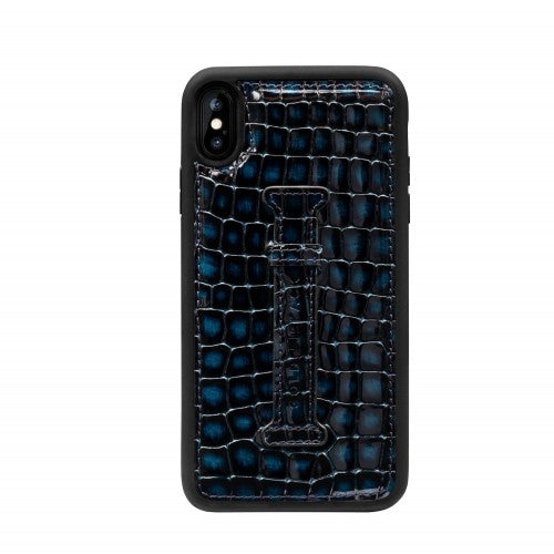 IPHONE XS MAX FINGER-HOLDER CASE MILANO BLUE